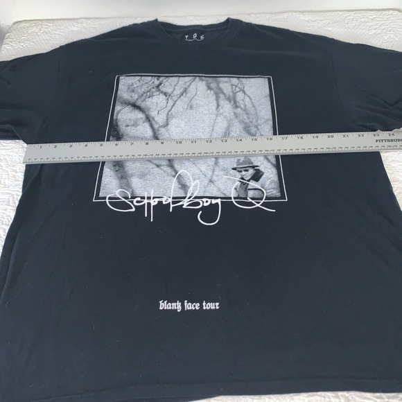 TDE Schoolboy Q Blank Face Tour T-shirt RARE Size XL - Picture 4 of 6